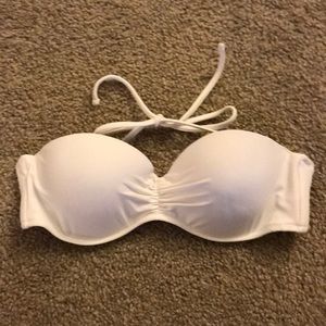 GapBody White Bathing Suit Top (S)